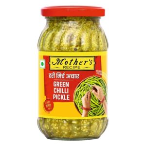 Mothers green chilli pickel