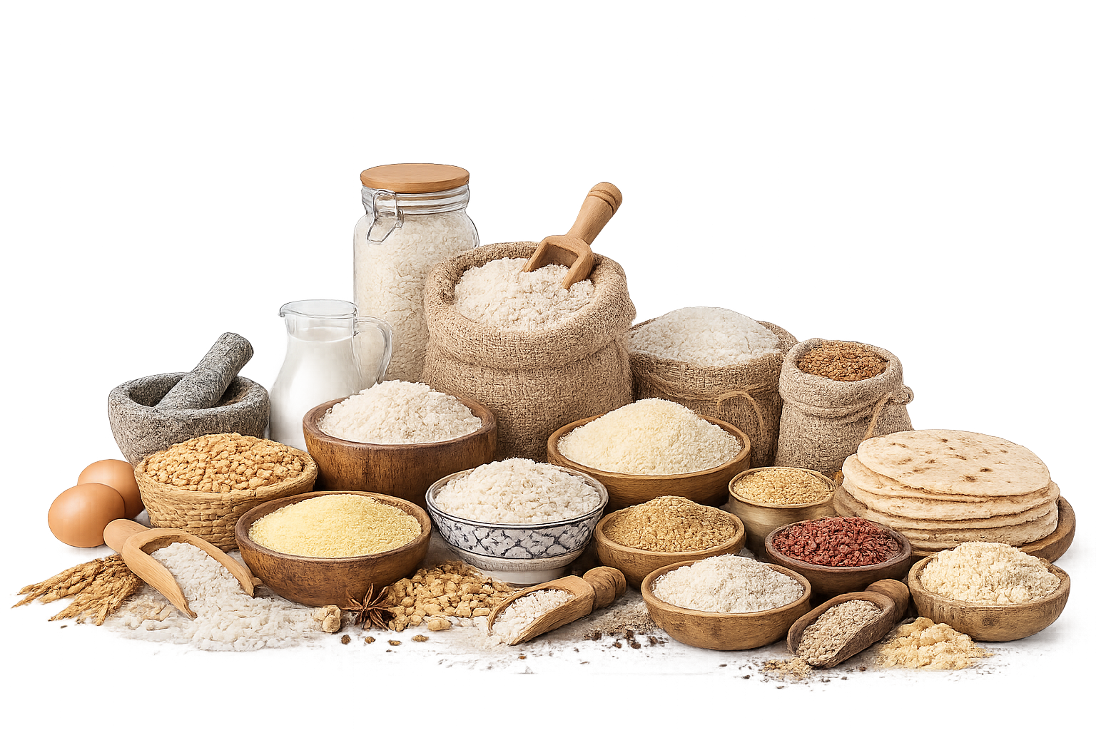 Atta, Flour, Sooji & Millets